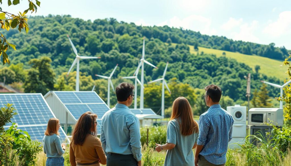 Dienstleistungen für nachhaltigen Energieverbrauch