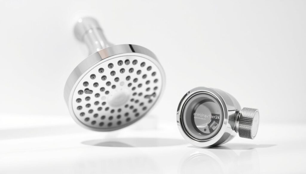 Sparduschkopf und Durchflussbegrenzer